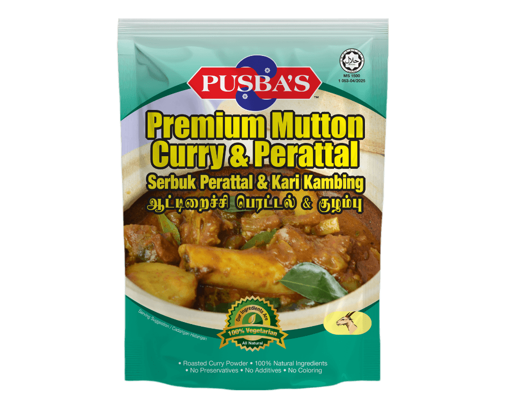 pusbas premium mutton curry & perattal